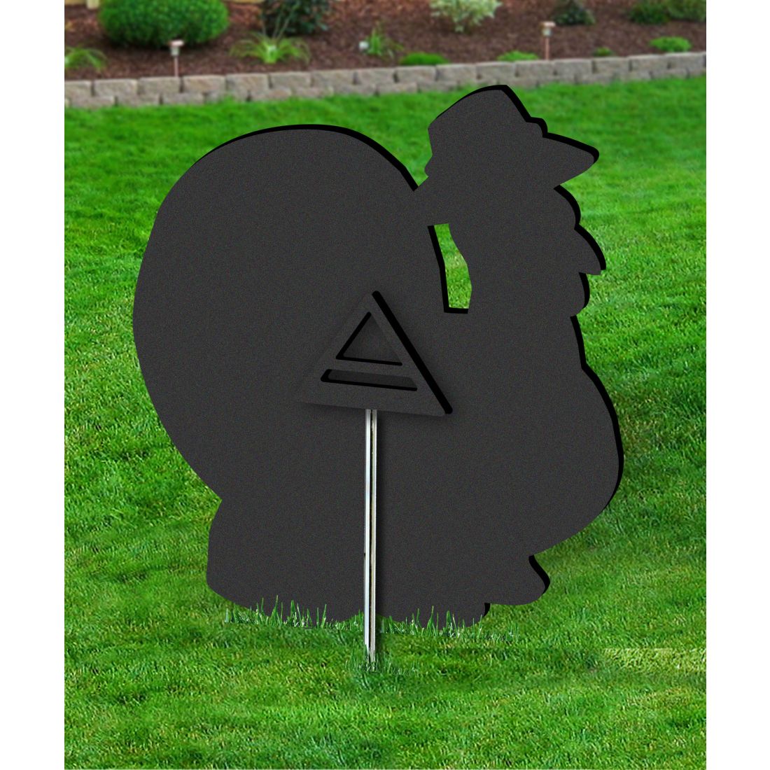 Santa Outdoor Walkway Outdoor Garden Decor Set of 3 by G. DeBrekht - Christmas Decor - 8120123MS3
