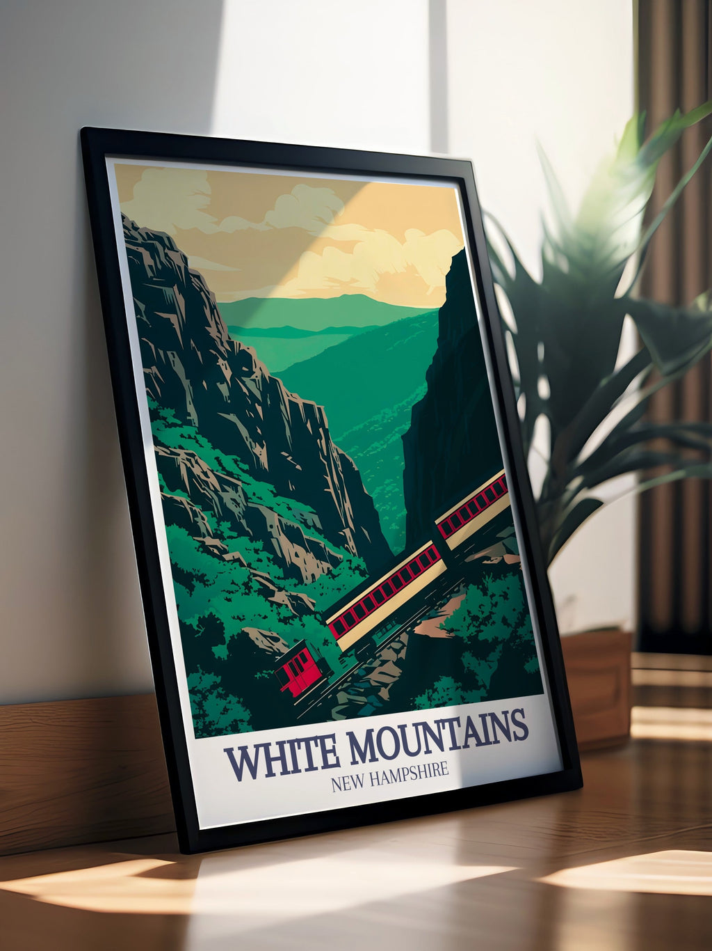 White Mountains Travel Poster - Mount Washington Canvas Print - The Basin Wall Poster - The Basin Travel Print