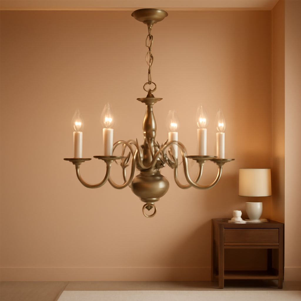 Williams burgh 6 Light Antique Brass Chandelier Fixture