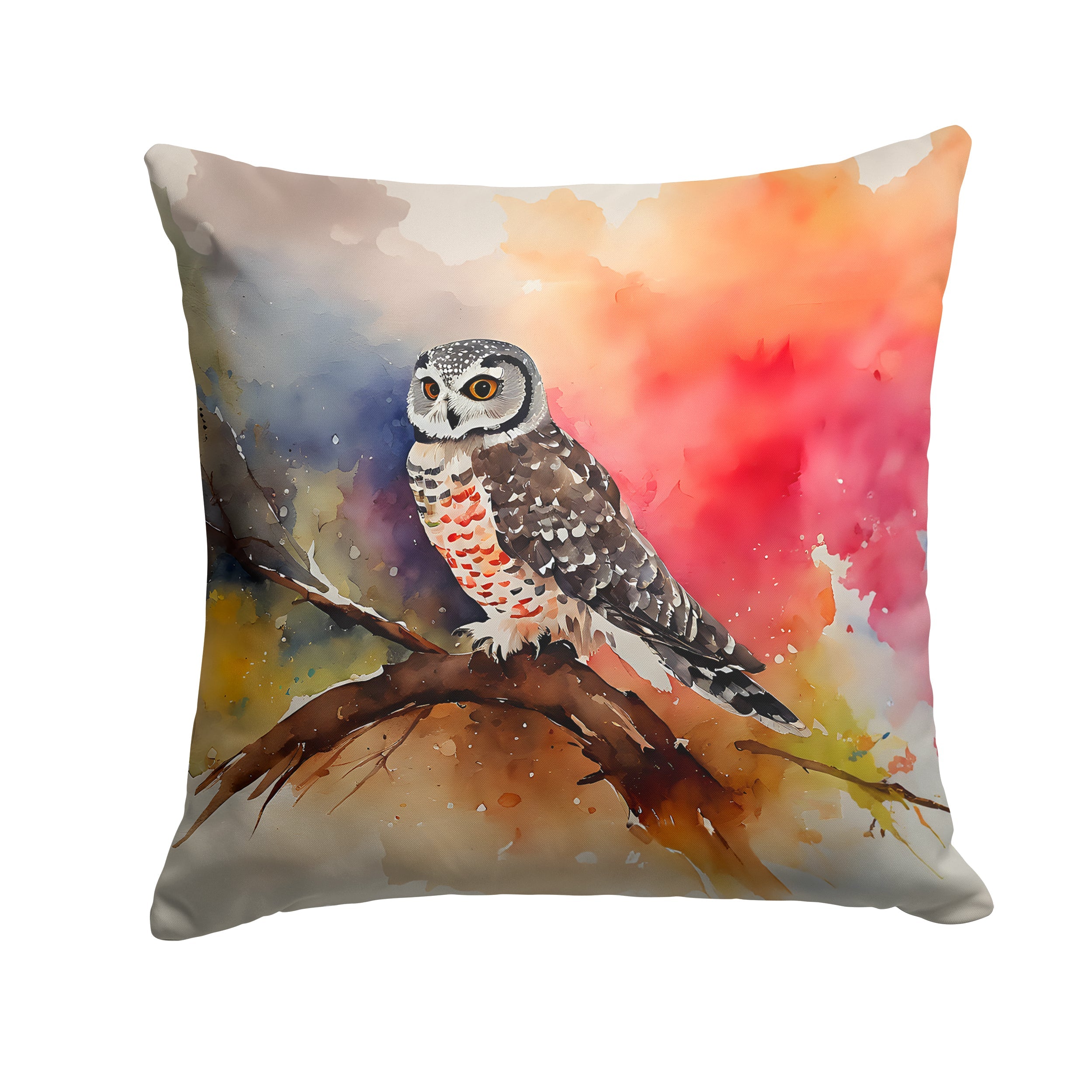 Northern Hawk Owl Throw Pillow
