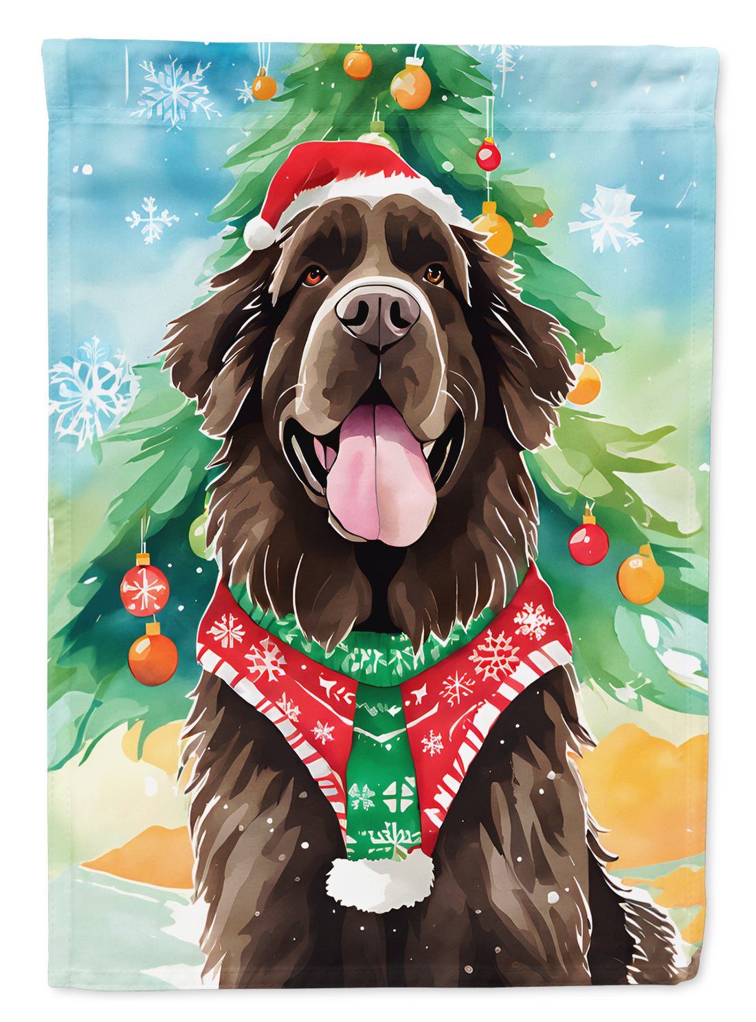 Newfoundland Christmas House Flag