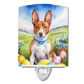 Basenji Easter Egg Hunt Ceramic Night Light