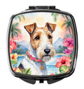 Fox Terrier Luau Compact Mirror