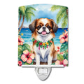 Japanese Chin Luau Ceramic Night Light