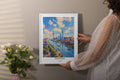 Shanghai Travel Print Wall Decor The Bund Travel Print Art Print Shanghai Wall Hanging Home Décor Gift Shanghai Art Lovers China